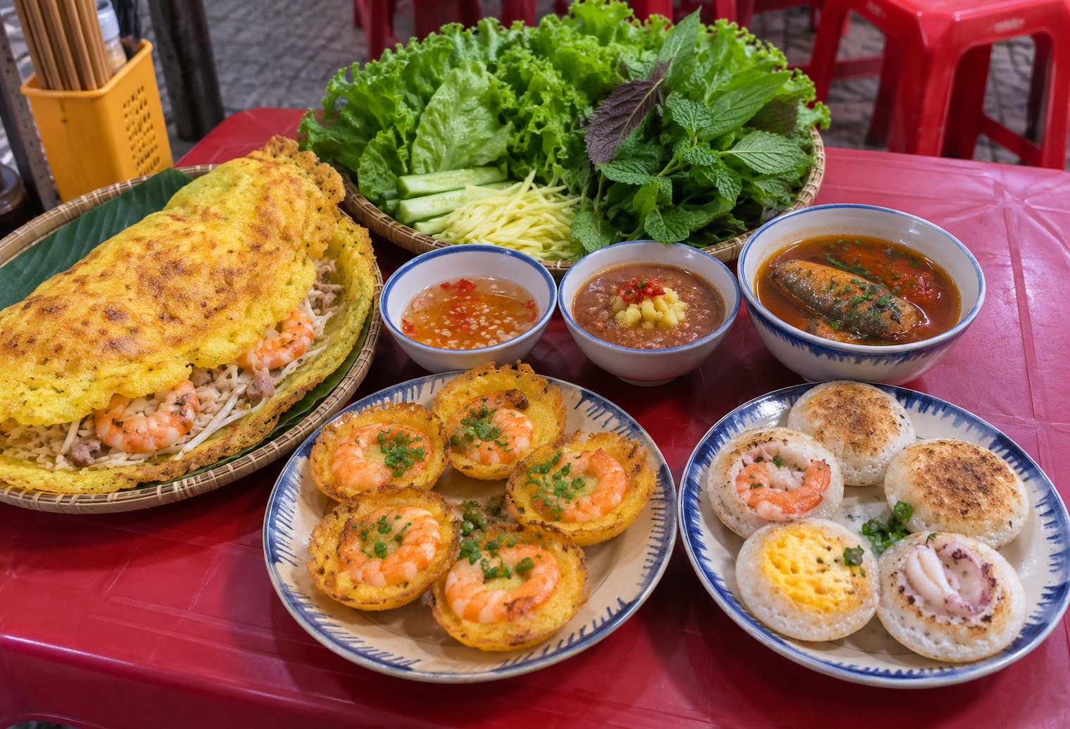 Banh xeo - banh can - banh khot featured banner 800x545px 1